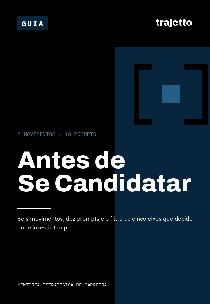 Capa de Antes de Se Candidatar